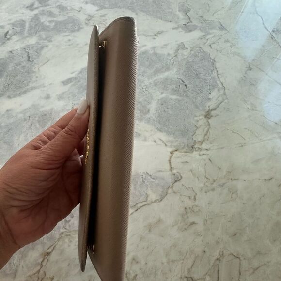 Prada Bi-Color Metal Saffiano Continental long leather Wallet - Picture 7 of 17